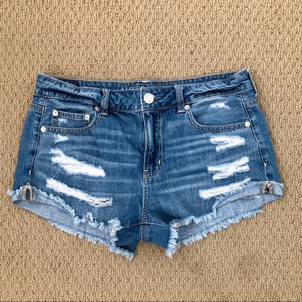 AEO Tomgirl Shortie Shorts